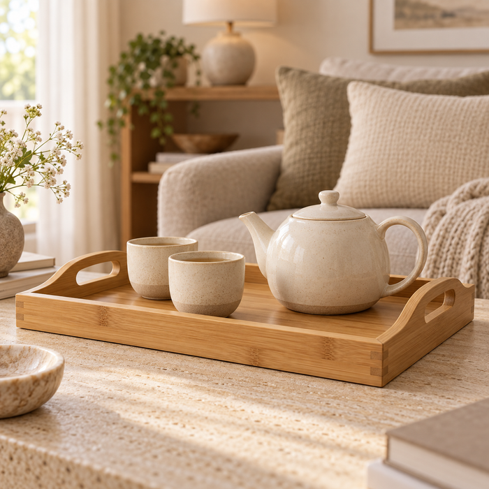 Bamboo Wooden Serving Tray