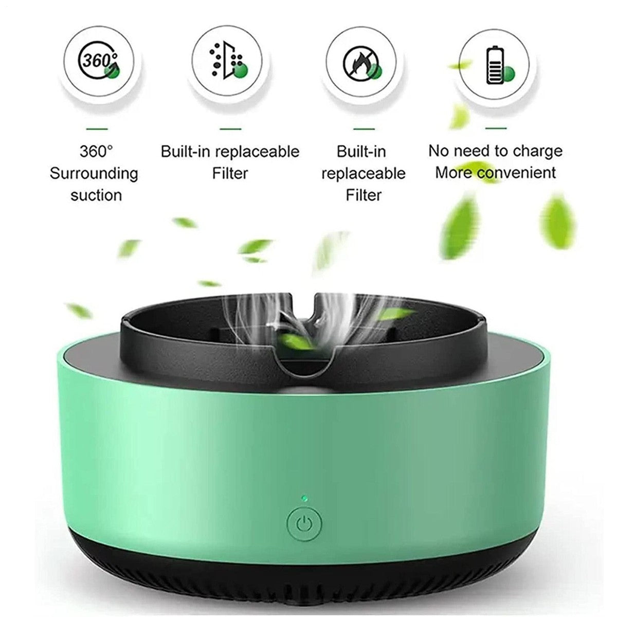 Smart Smokeless Ashtray & Air Purifier