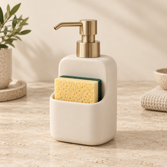 Soap Dispenser with Sponge Holder
